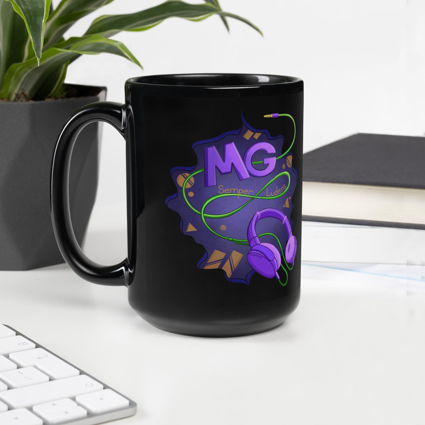 Black Glossy Mug